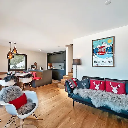 Mirador Alpine Horizon -crans Montana- Swiss Alps Chalet Crans-Montana