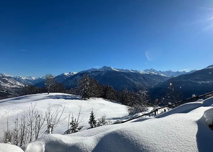 Mirador Alpine Horizon -crans Montana- Swiss Alps Шале *