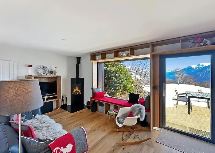 Mirador Alpine Horizon -crans Montana- Swiss Alps Σαλέ